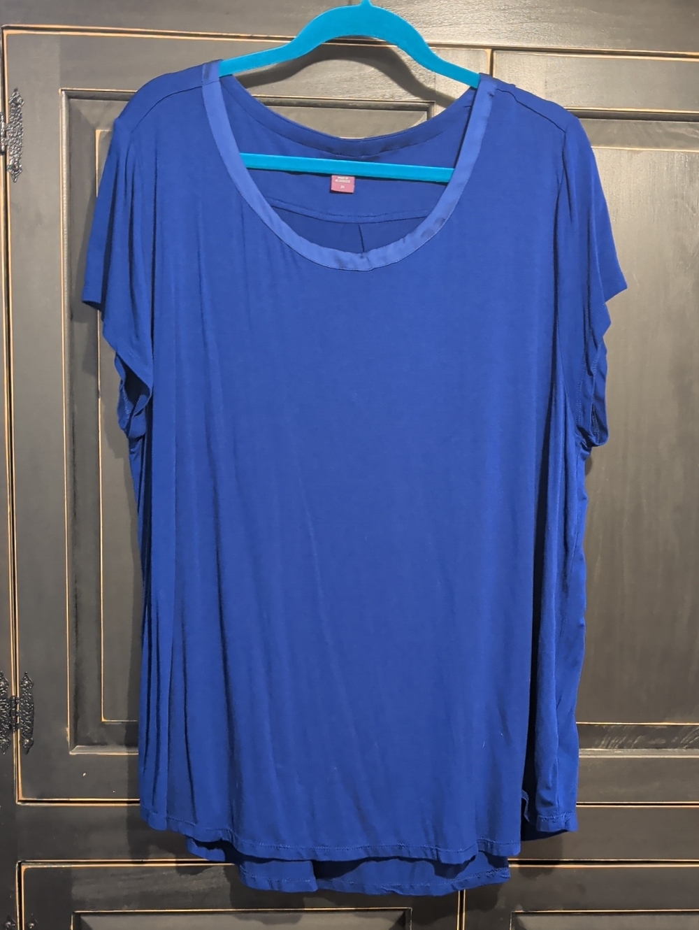 **3 For $20** Women's Classic Scoop Neck Tee - Blue